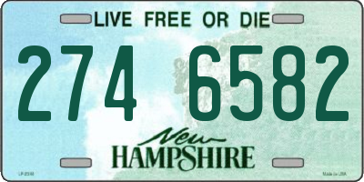 NH license plate 2746582