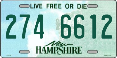 NH license plate 2746612