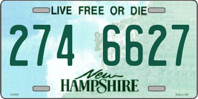 NH license plate 2746627
