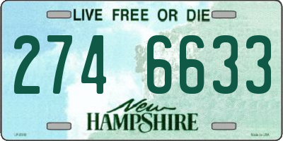 NH license plate 2746633