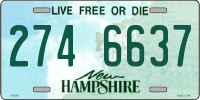NH license plate 2746637