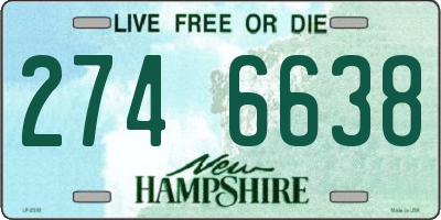 NH license plate 2746638