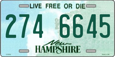 NH license plate 2746645