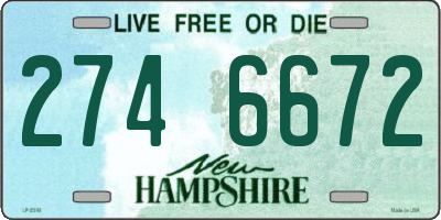 NH license plate 2746672