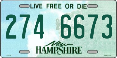 NH license plate 2746673