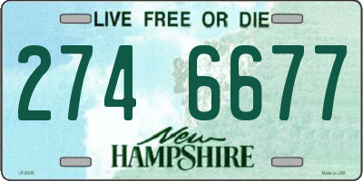 NH license plate 2746677