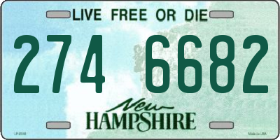 NH license plate 2746682