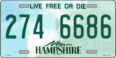 NH license plate 2746686