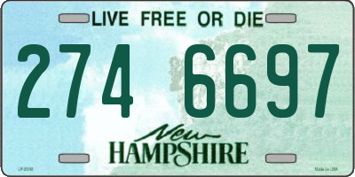 NH license plate 2746697