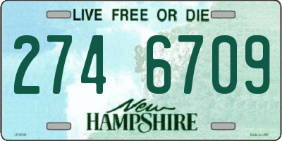 NH license plate 2746709