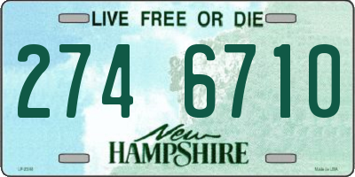 NH license plate 2746710