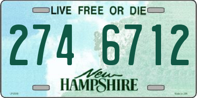 NH license plate 2746712