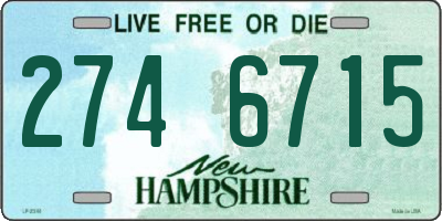 NH license plate 2746715