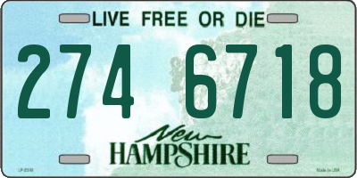 NH license plate 2746718