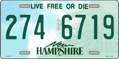 NH license plate 2746719