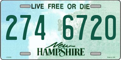 NH license plate 2746720