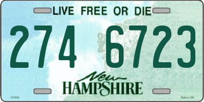 NH license plate 2746723
