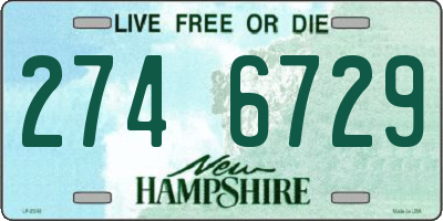 NH license plate 2746729