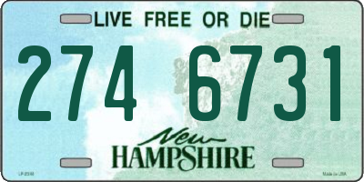NH license plate 2746731