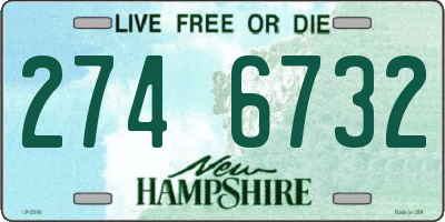 NH license plate 2746732