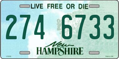 NH license plate 2746733