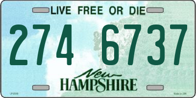 NH license plate 2746737