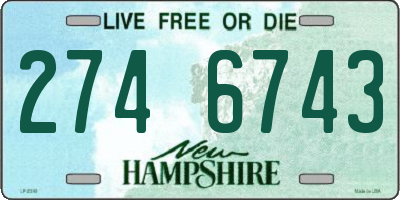 NH license plate 2746743