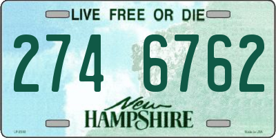 NH license plate 2746762