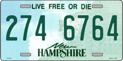 NH license plate 2746764