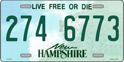 NH license plate 2746773