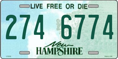 NH license plate 2746774