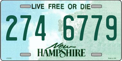 NH license plate 2746779