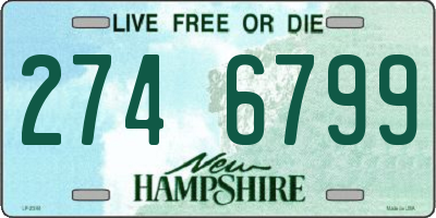 NH license plate 2746799