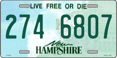 NH license plate 2746807