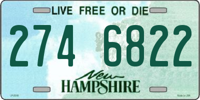 NH license plate 2746822