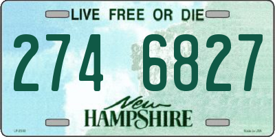 NH license plate 2746827