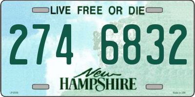 NH license plate 2746832