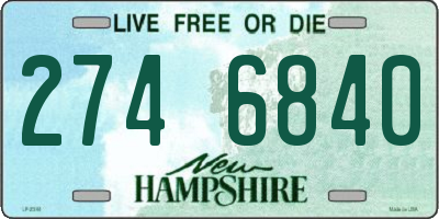 NH license plate 2746840
