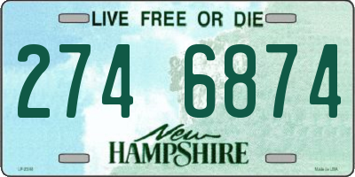 NH license plate 2746874