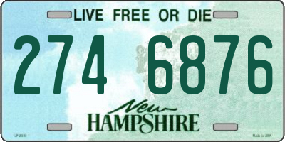 NH license plate 2746876