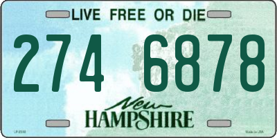 NH license plate 2746878