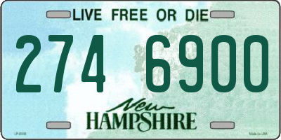 NH license plate 2746900