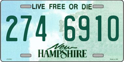 NH license plate 2746910