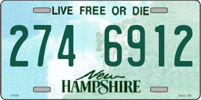 NH license plate 2746912