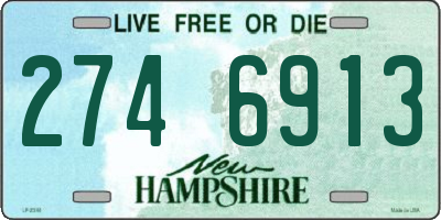 NH license plate 2746913