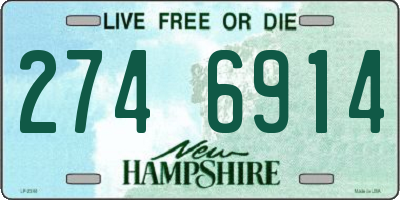 NH license plate 2746914