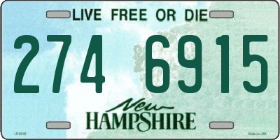 NH license plate 2746915