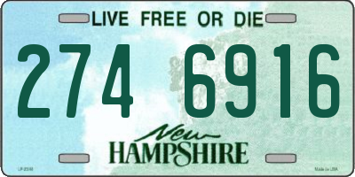 NH license plate 2746916