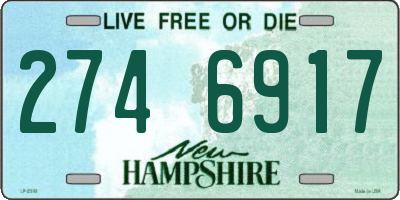NH license plate 2746917
