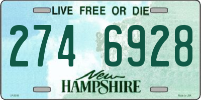 NH license plate 2746928